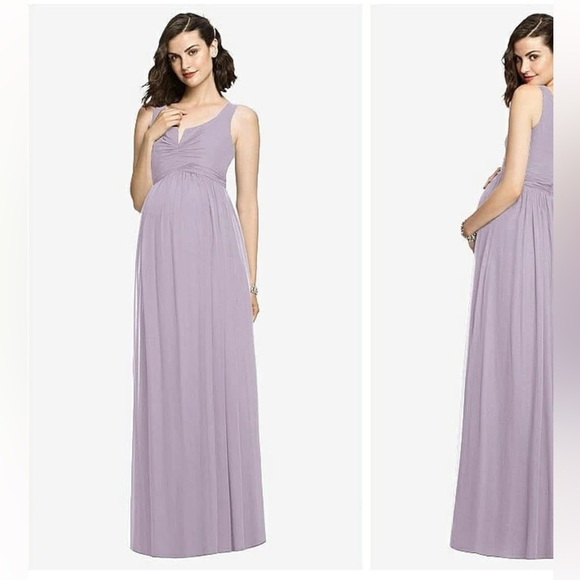 Dessy Maternity Dress Lilac Haze - Picture 2 of 4